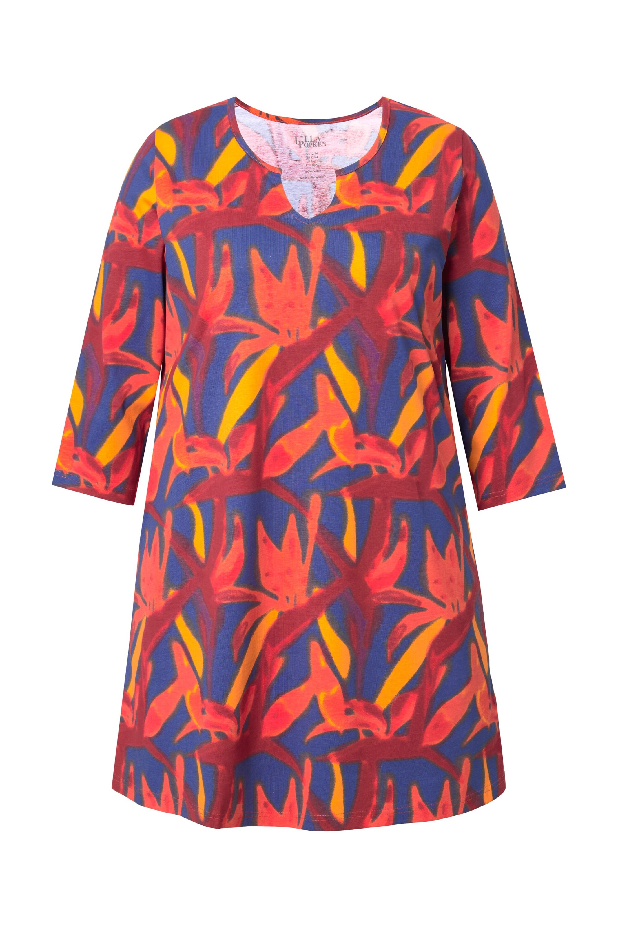 Ulla Popken Shirt in Oranje: voorkant