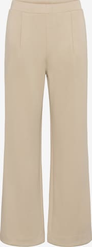 SOAKED IN LUXURY Wide Leg Hose 'SLMarigold' in Beige: Vorderseite