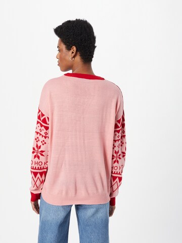 BRAVE SOUL Sweter w kolorze różowy