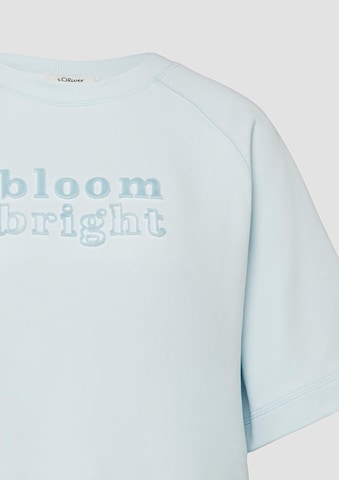 s.Oliver Sweatshirt in Blue