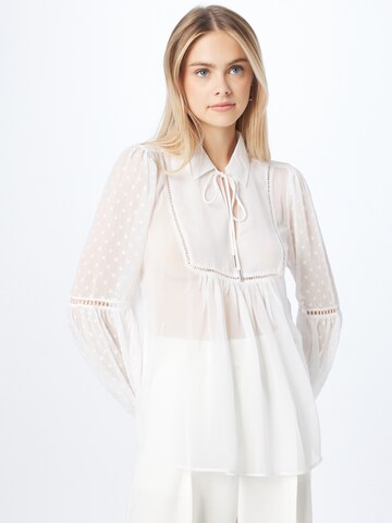 GUESS Blus 'JOSETTE' i vit: framsida