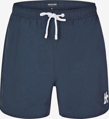 HECHTER PARIS Swim Trunks in Blue: front