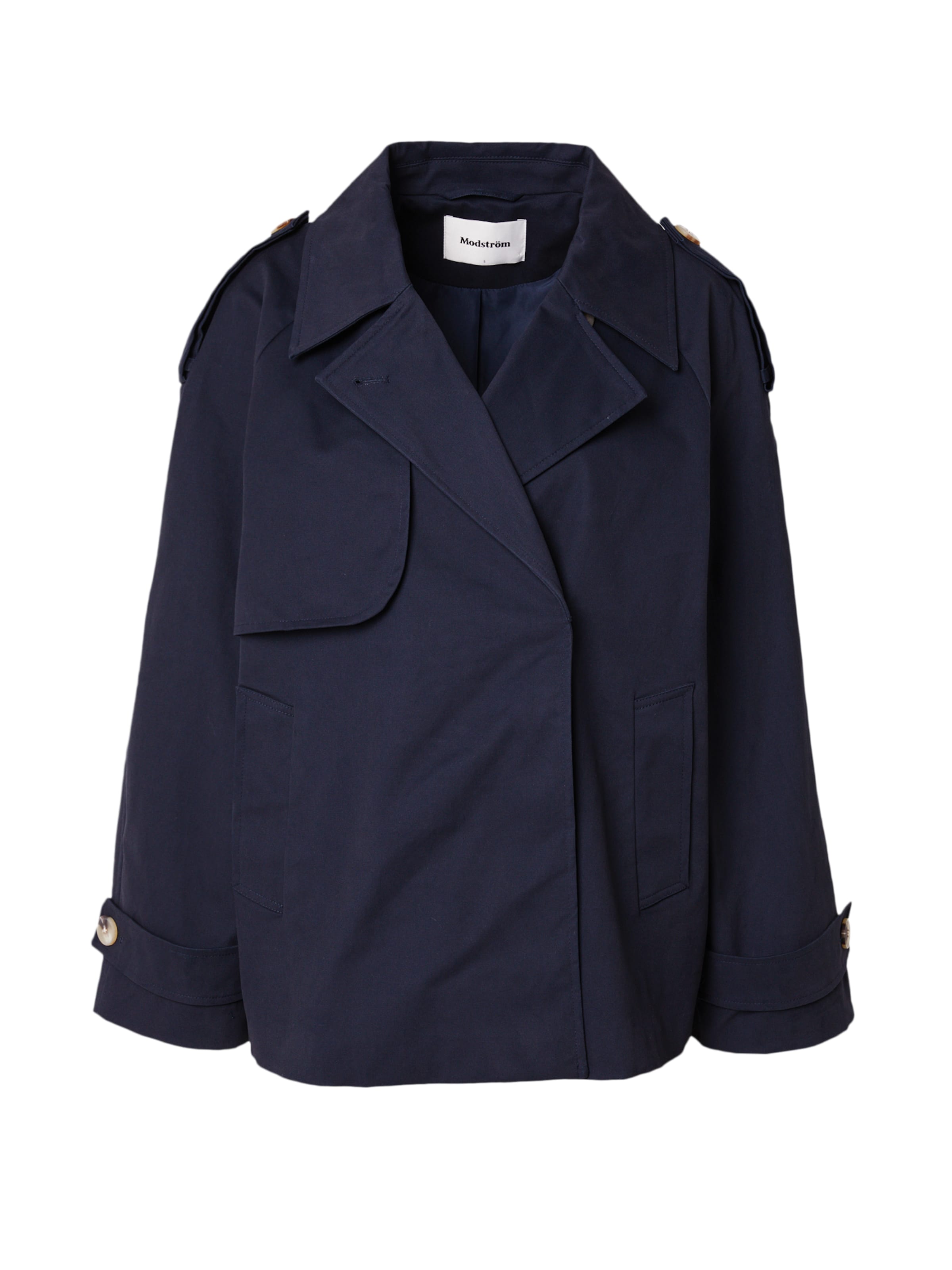 modström Ανοιξιάτικο και φθινοπωρινό παλτό 'Clara' σε μπλε: μπροστά