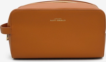 Nécessaire 'CHATEL' di Ateliers Saint Germain in marrone: frontale