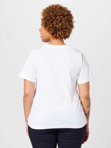 Calvin Klein Jeans Curve T-Shirt in Weiß