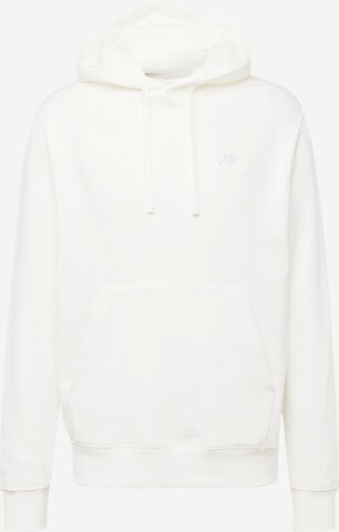 Coupe regular Sweat-shirt 'Club Fleece' Nike Sportswear en beige : devant