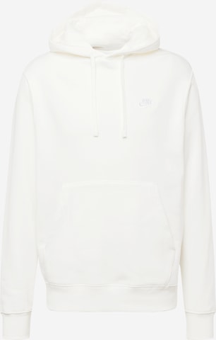 Nike Sportswear Regular Fit Sweatshirt 'Club Fleece' in Beige: predná strana