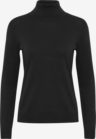 Fransa Sweater 'Blume' in Black: front