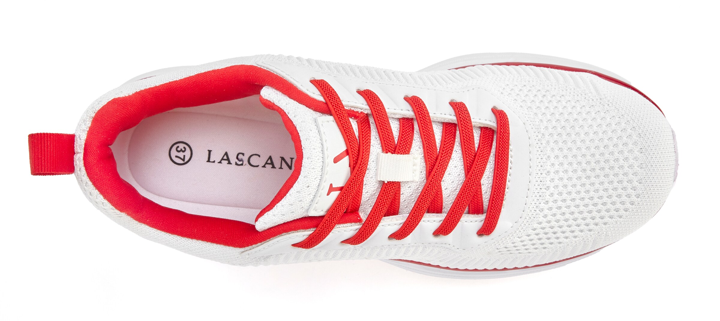 LASCANA Sneaker low i hvid