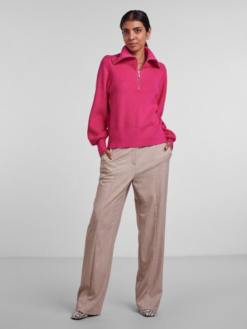 Y.A.S Sweter 'Dalma' w kolorze różowy