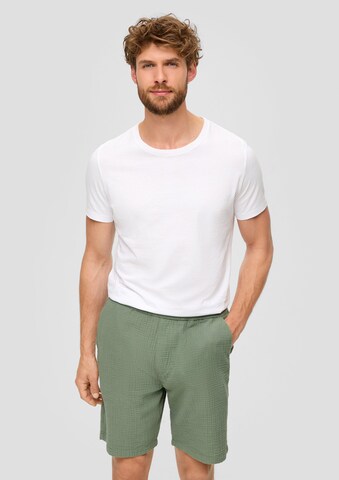 Loosefit Pantalon s.Oliver en vert