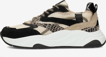 PS Poelman Platform trainers 'IVA' in Black: front