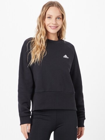 ADIDAS SPORTSWEAR Athletic Sweatshirt in Black: front