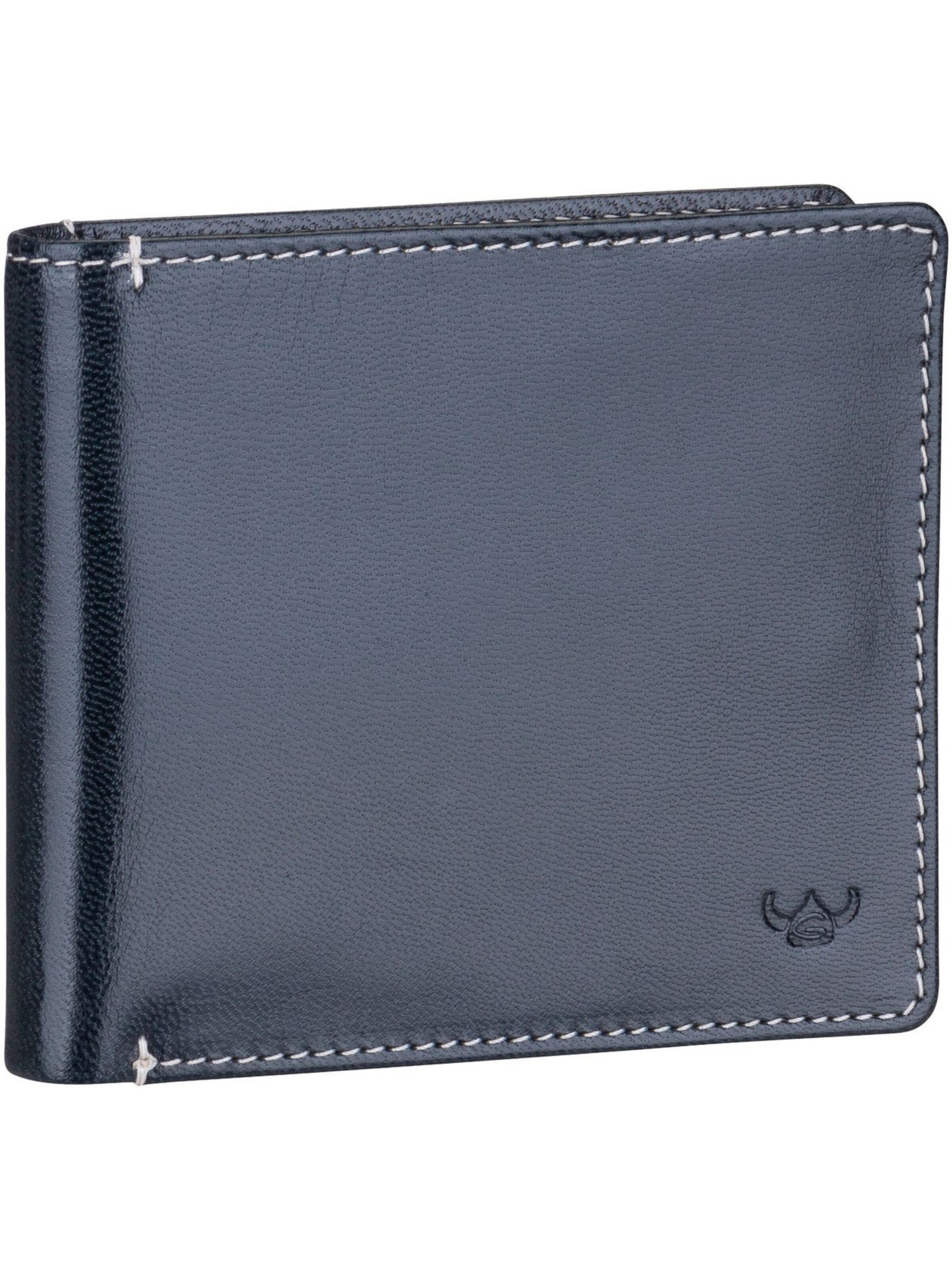 Portamonete 'Bari' di GOLDEN HEAD in blu: frontale