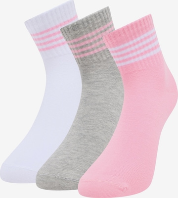 Chaussettes 'Dominguez' Bruno Banani en rose : devant
