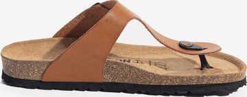 Bayton T-bar sandals 'MELIA' in Brown