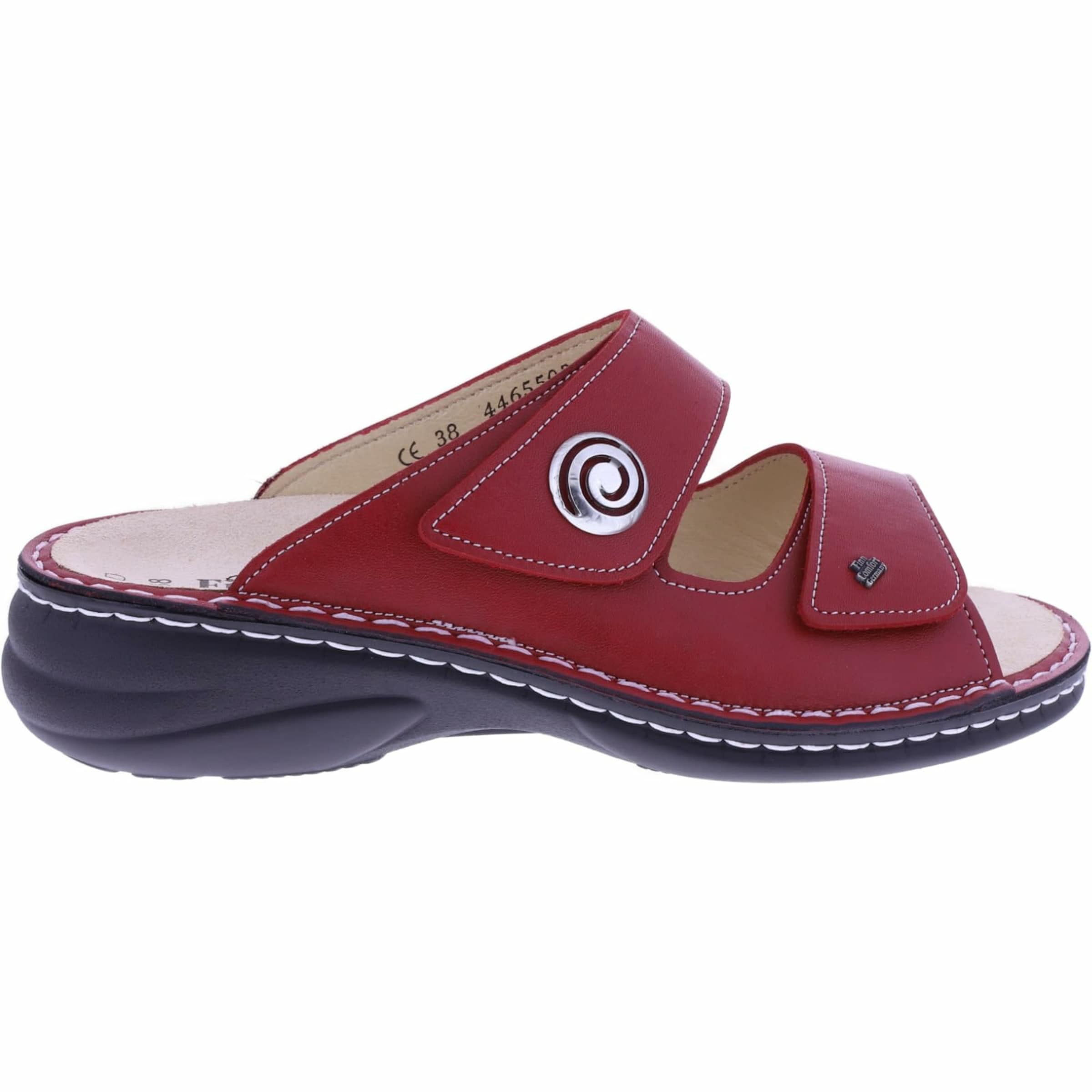 Finn Comfort Sandale in Rot