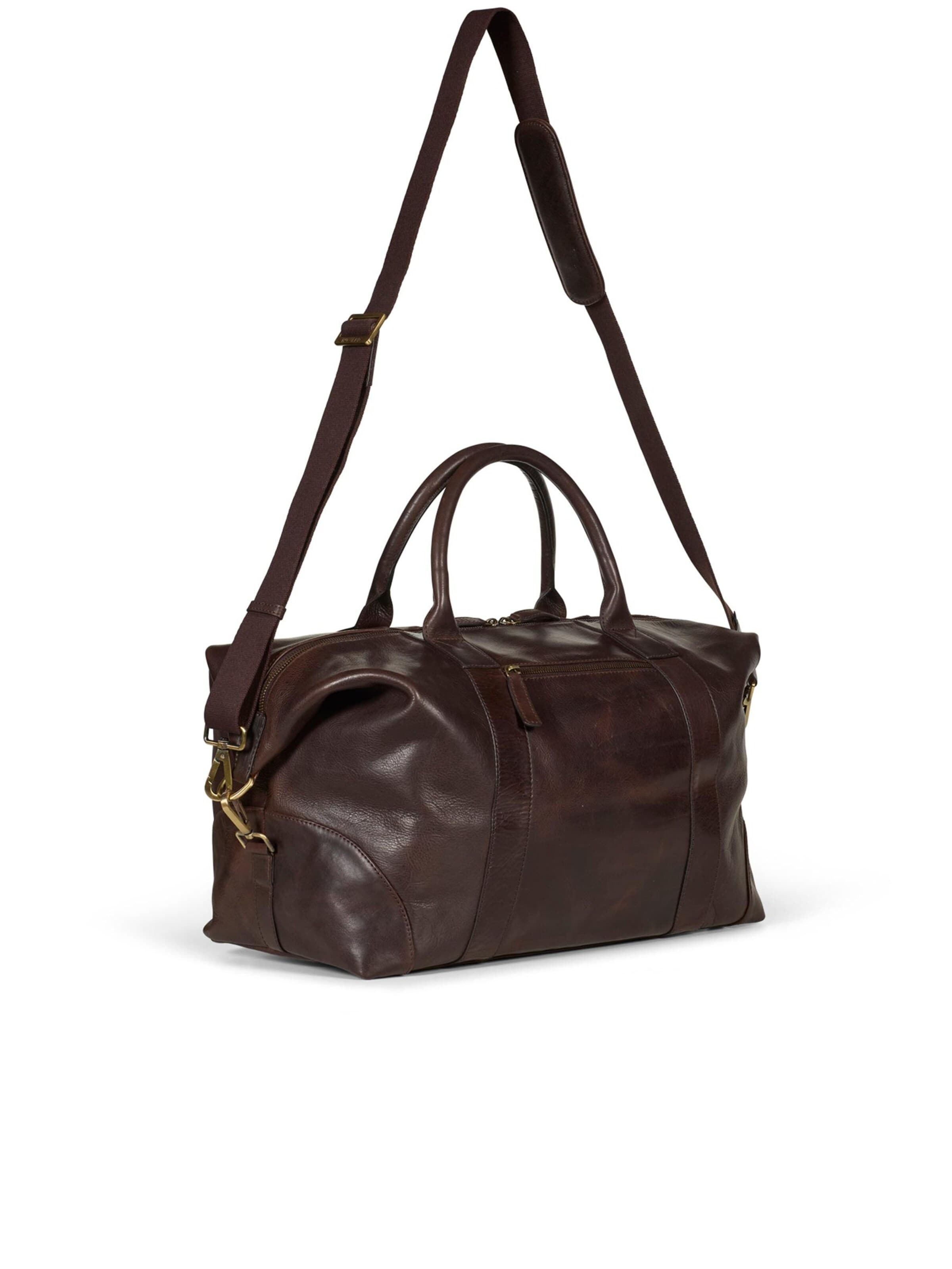 Howard London - Bolsa de fin de semana 'Weekend Bag Steven Dk Brown' en marrón
