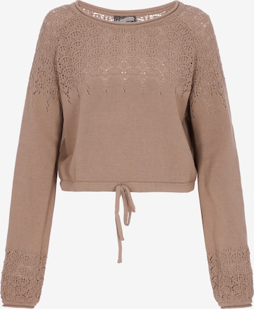 DreiMaster Vintage - Pullover 'Vintage' em castanho: frente