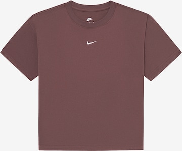 Nike Sportswear Футболка 'ESSNTL' в Красный: спереди