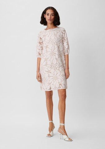 COMMA Dress in Beige: front
