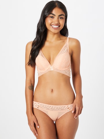 LingaDore Triangel BH 'Peach Nectar' in Oranje