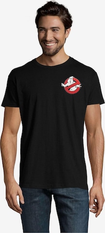 Blondie & Brownie Shirt 'GhostbustersPatch' in Schwarz: Vorderseite