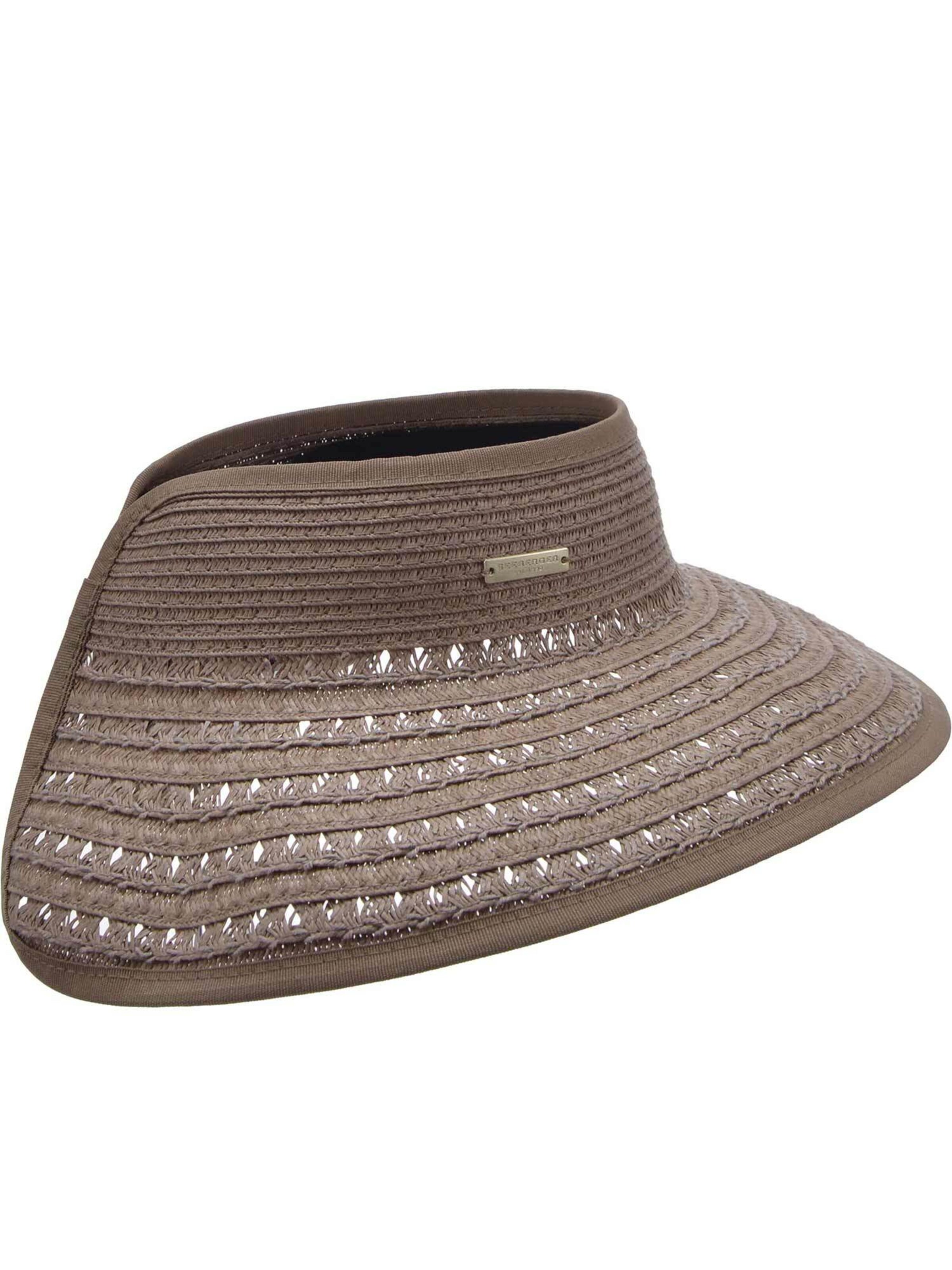 Seeberger Hut 'Visor'‌‌‌‌‌‌‌‌ in Braun: Vorderseite
