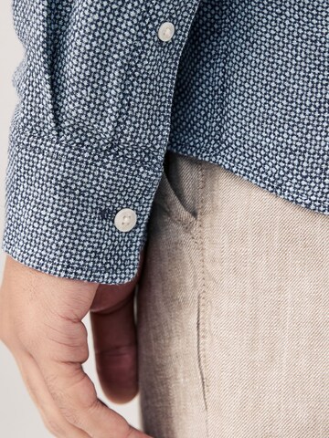 Next Regular Fit Hemd in Blau