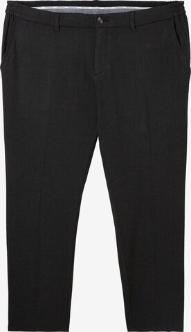 TOM TAILOR Men + Slimfit Hose in Schwarz: predná strana