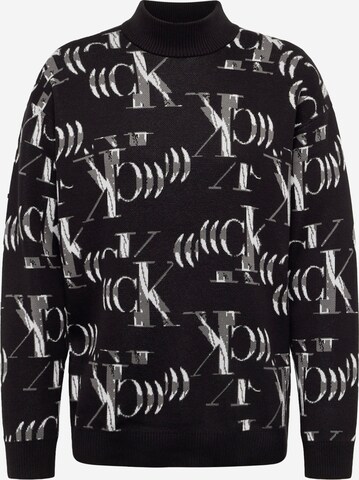 Pull-over 'Hyper' Calvin Klein Jeans en noir : devant