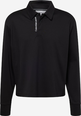 Calvin Klein Jeans Shirt in Zwart: voorkant