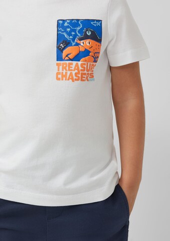 T-Shirt s.Oliver en blanc