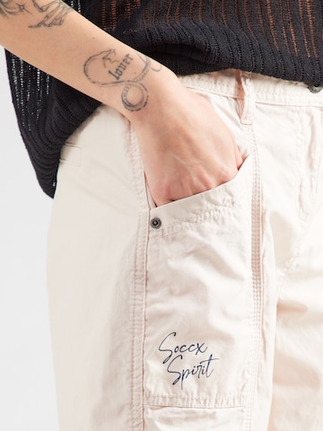 Soccx Regular Broek in Beige