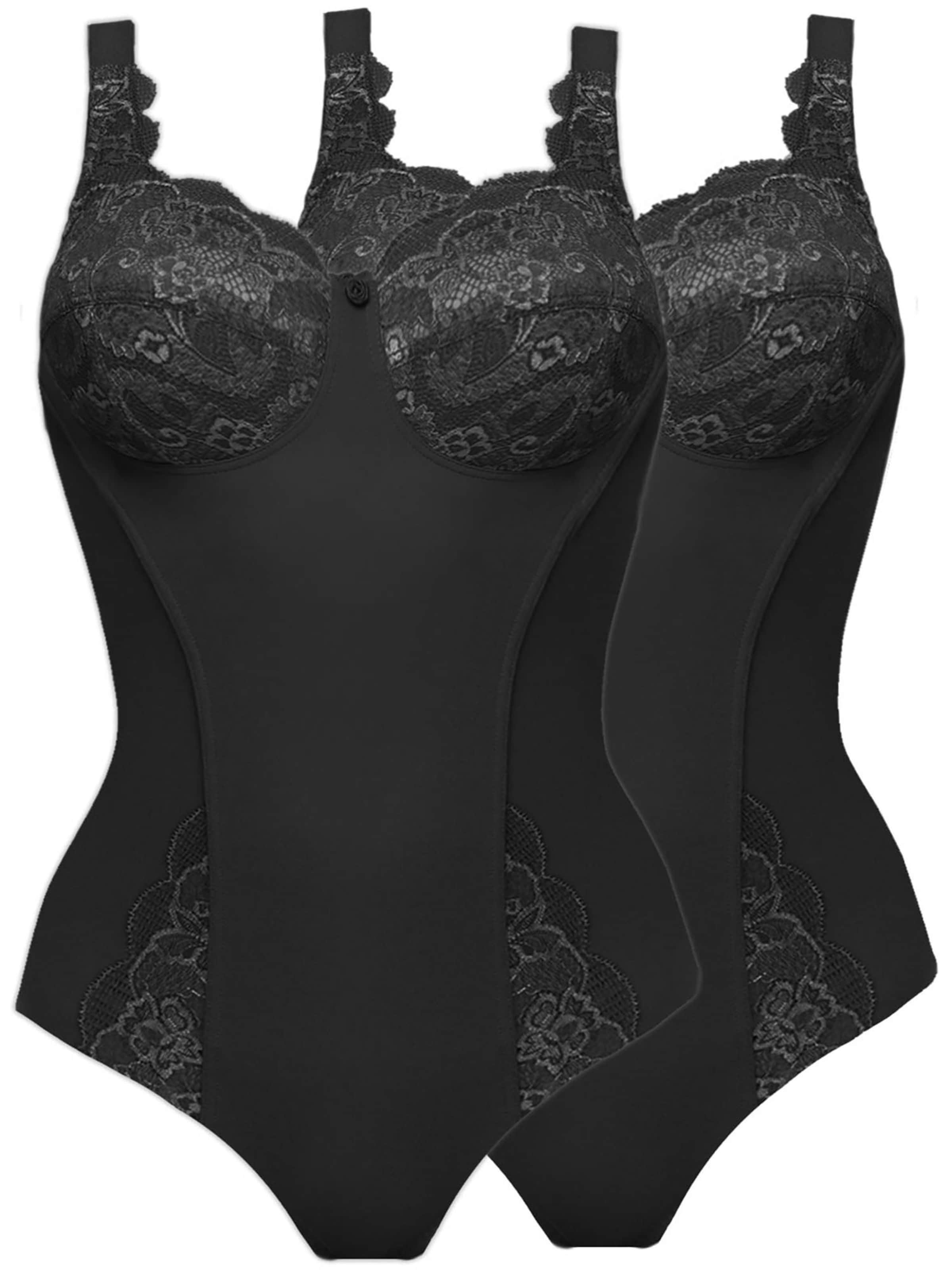 SUSA Corsage 'Latina' in Black: front