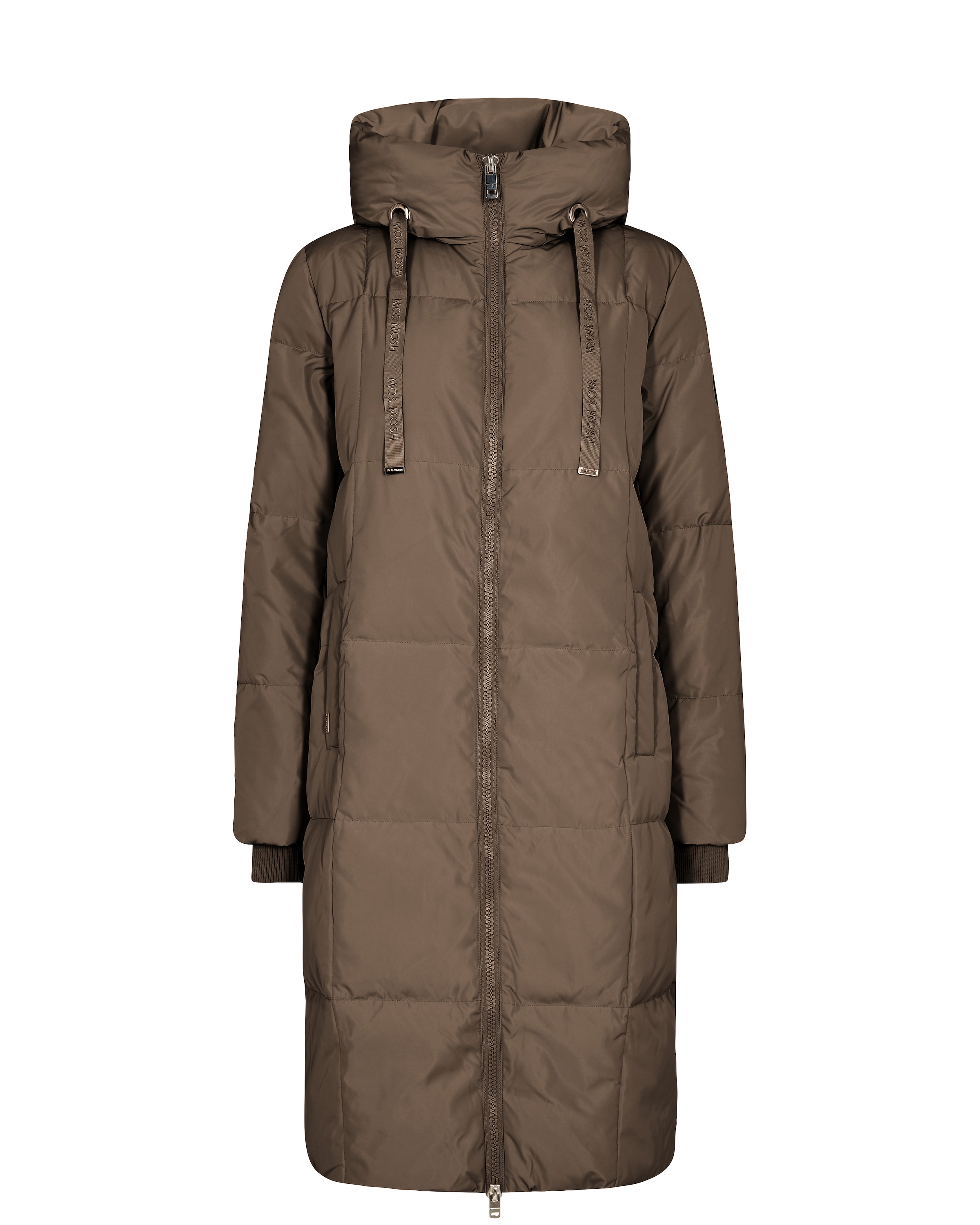 MOS MOSH Zimní kabát – hnědá: přední strana
