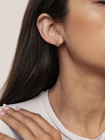 Boucles d'oreilles 'Life Roots' Hey Happiness en or
