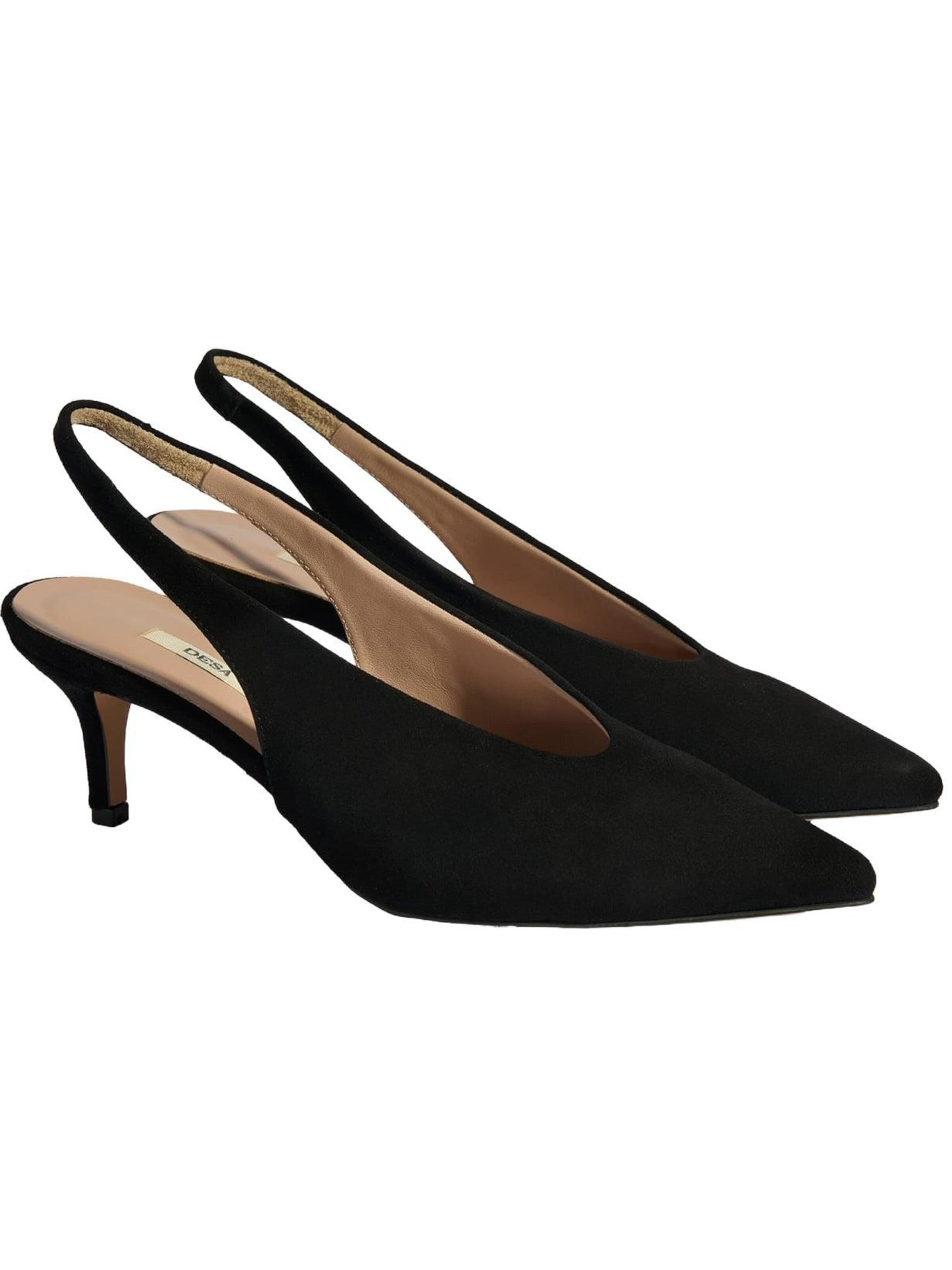 Desa Slingpumps 'High Heels' in Zwart: voorkant