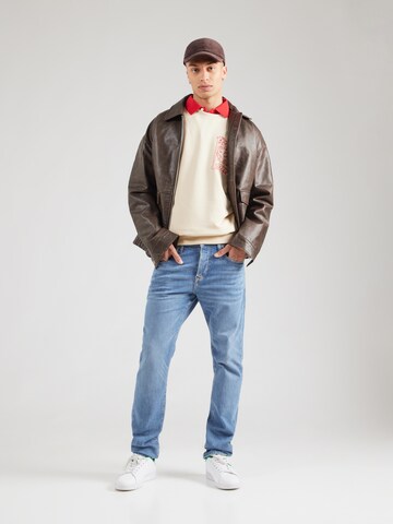SCOTCH & SODA Sweatshirt in Beige