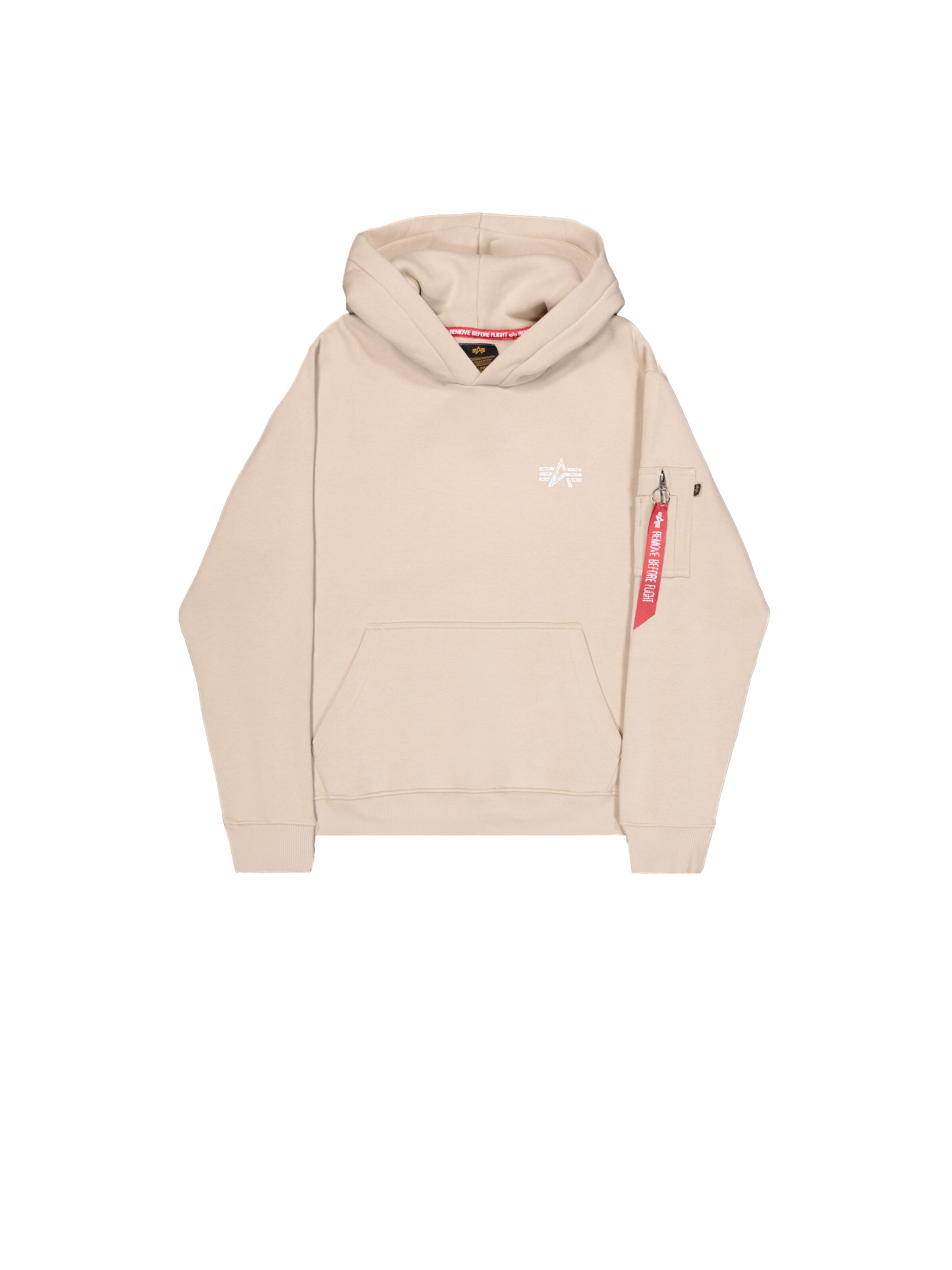 ALPHA INDUSTRIES Sweatshirt 'Signature' in Beige: front