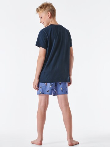 SCHIESSER - Pijama 'Natural Rhythm' em azul