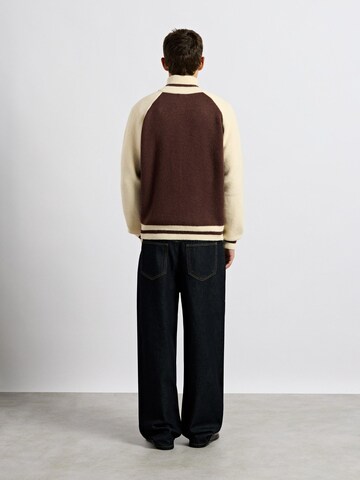 Burocs Knit Cardigan in Brown