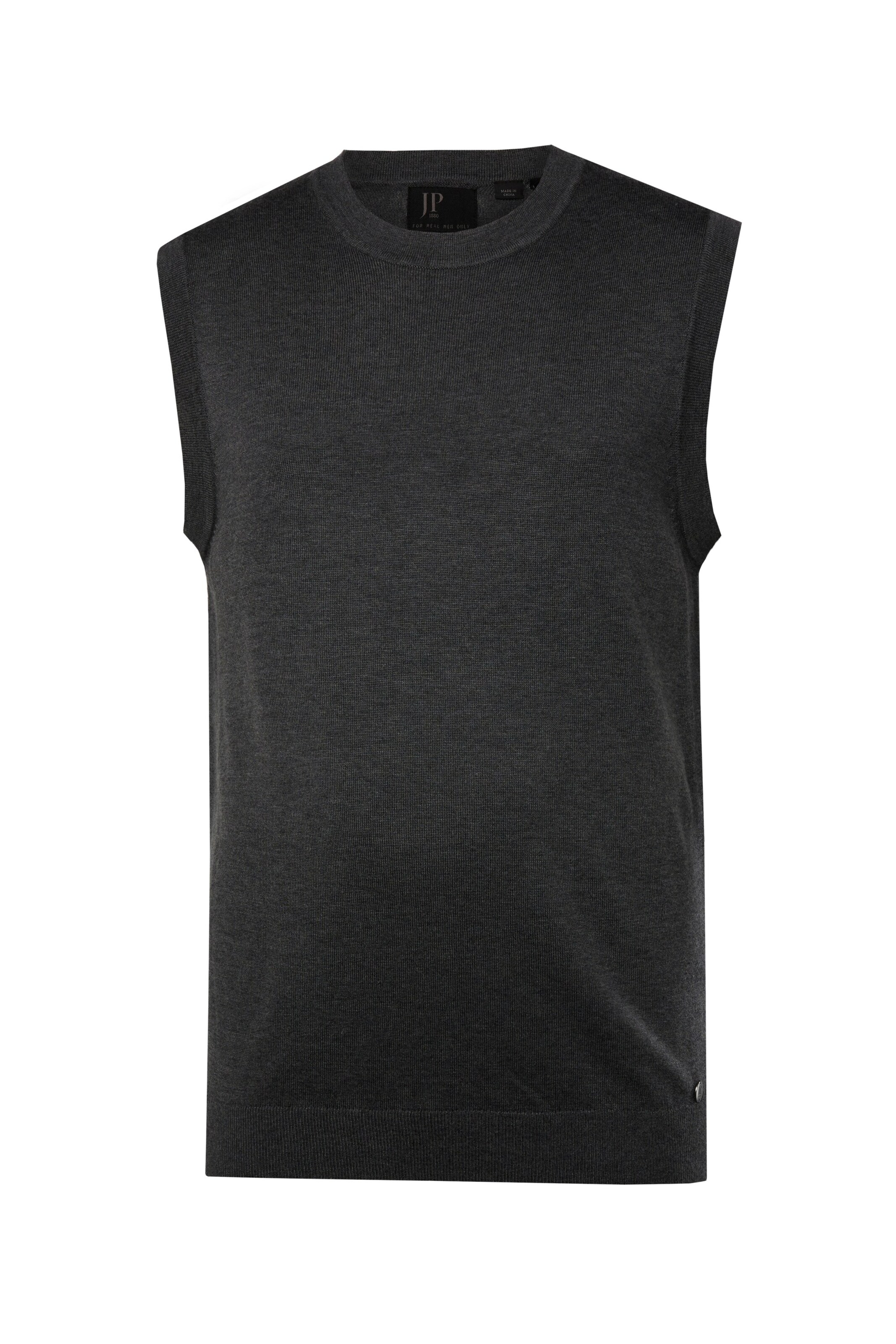 JP1880 Pullover in Grau: Vorderseite