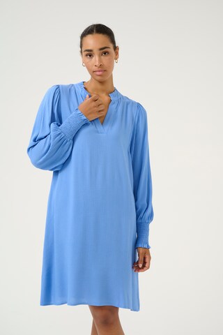 Robe 'Mathilde' Kaffe en bleu : devant