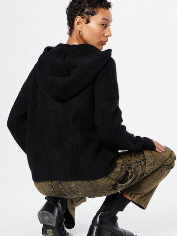 ABOUT YOU Knit Cardigan 'Jolin' in Black