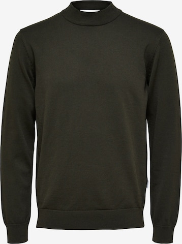 SELECTED Sweater 'Robert' in Green: front