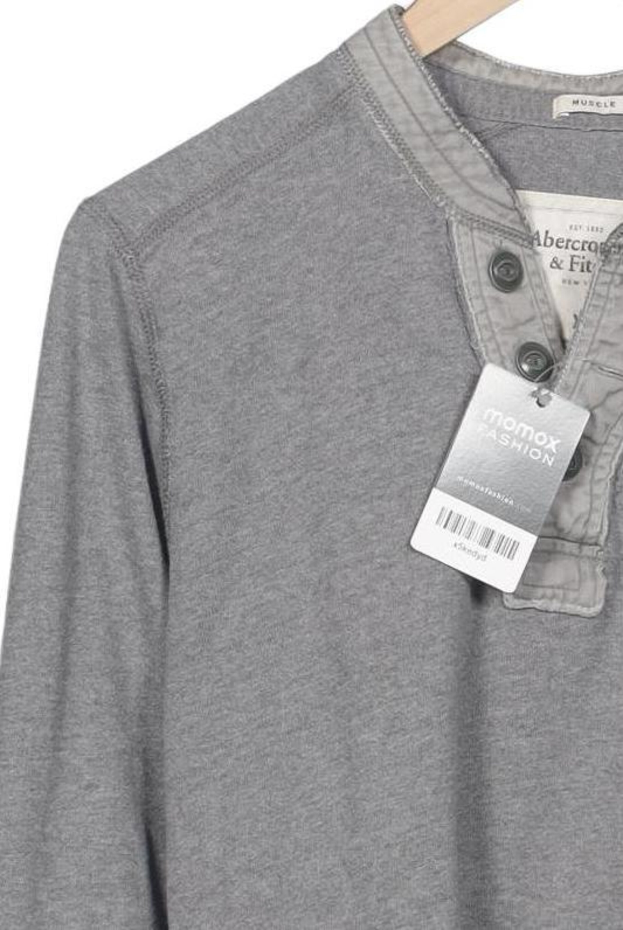 Abercrombie & Fitch Langarmshirt XL in Grau