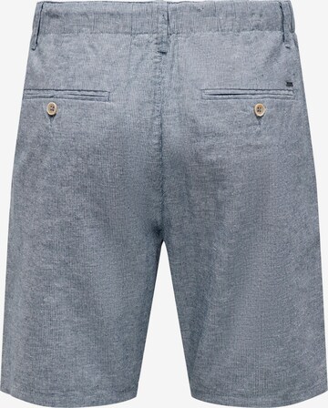 Only & Sons - regular Pantalón plisado 'LEO' en azul