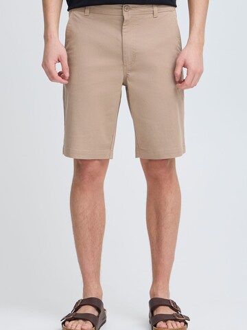Kronstadt Regular Chino Pants 'Cummings ' in Brown: front