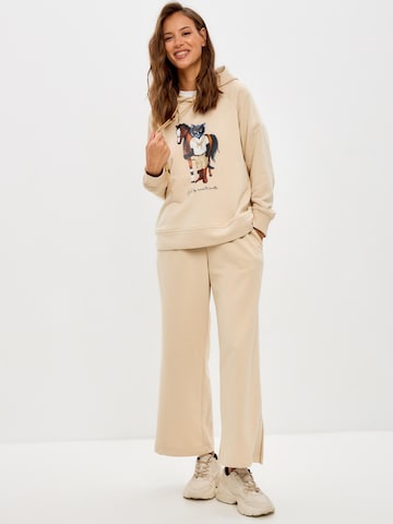 Regular Pantalon 'Palazzo Trousers' Cat e Lolette en beige